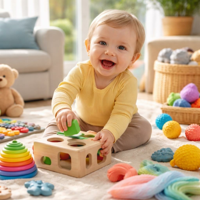 30 idées faciles pour stimuler et occuper bébé d’un an